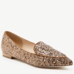 Sole Society Glitter Flats Cammila Bronze 7.5